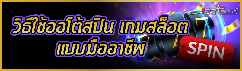 วิธีใช้ออโต้สปิน เกมสล็อต แบบมืออาชีพ